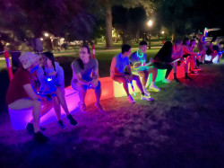 IMG 7203 1706597150 LED Serpentine Bench - 6 Piece