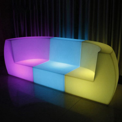 LED Sectional Sofa - 3 Piece