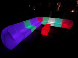 LED Sectional Sofa - 10 Piece