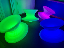 LED Peg Top Chairs