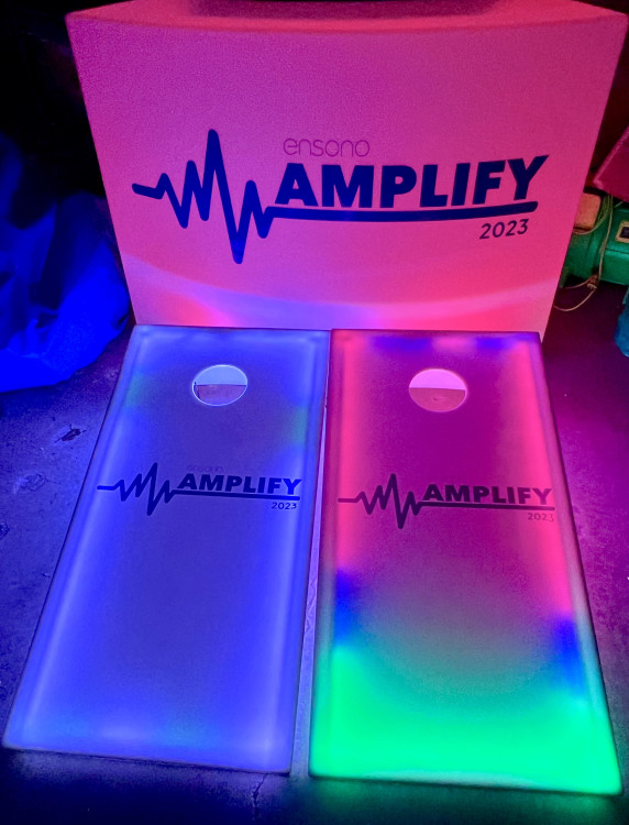 LED Corn Hole - Branded